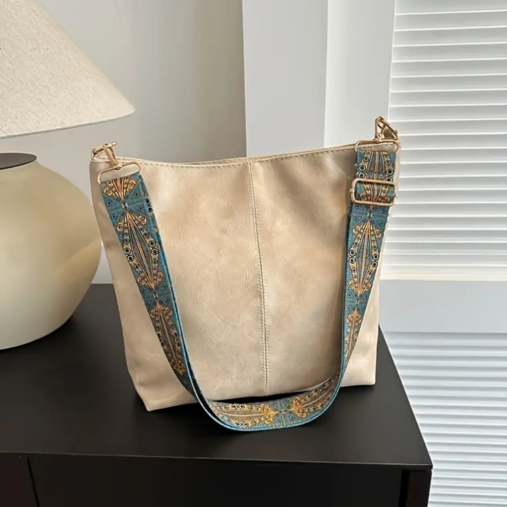 Beige Bohemian Bag Ppurse - Picture 3 of 3